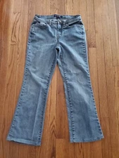 EUC Jeanstar Premium Denim Bootcut Jeans Womens 4 Blue Mid Rise Cotton Blend 