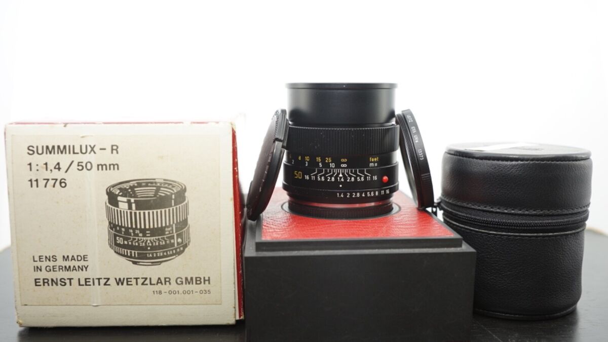 GREAT BUY Leica SUMMILUX-R 50mm f/1.4 3 Cam Lens Boxed GREAT BUY Leica SUMMILUX-R 50mm f/1.4 3 Cam Lens Boxed