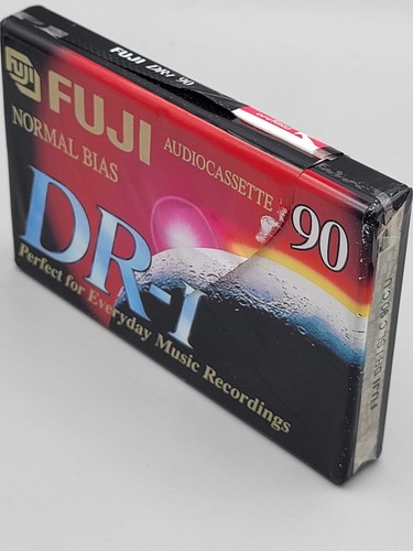 Fuji Blank Audio Cassette Tape 90 Minute Set of 4 DR-I Brand New Factory Sealed - Picture 3 of 4