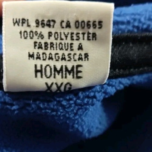 Eddie Bauer 1/4 Zip Pullover Herren XXL Blau Pulli Fleece Strick Langarm - Bild 4 von 9