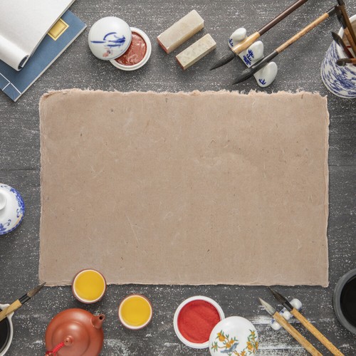 25 Sheets Retro Hemp Paper Rice for Calligraphy Student Homemade Chinese Xuan - Picture 12 of 12
