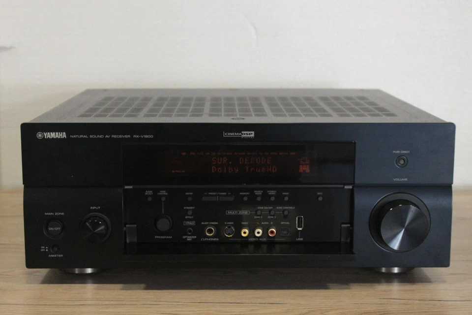 Sintoamplificatore Yamaha RX-V1900 - 130 watt x7 -HDMI 1080P - DTS HD- 7.1 USB° - Immagine 2 di 4