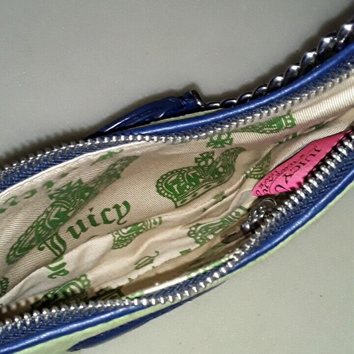 Rare HTF Y2K Vintage Juicy Couture Green Velour Shoulder Bag Rare HTF Y2K Vintage Juicy Couture Green Velour Shoulder Bag