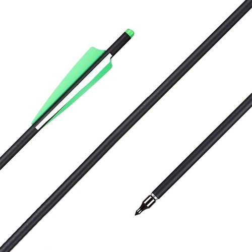 12pcs 6.5"/7.5"/15”/16"/18"/20"/22" Bolts Carbon Arrows HuntingTarget Practice - Picture 123 of 213