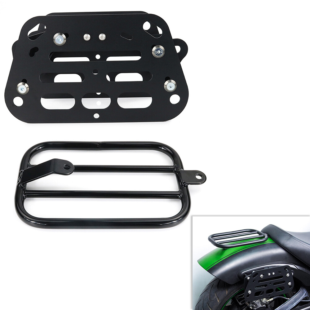 1 Set Luggage Rack Saddlebag Carrier Racks Fit For Kawasaki VULCAN