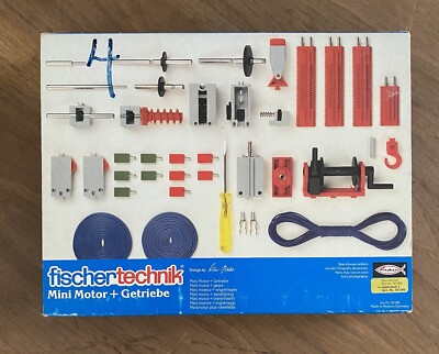 VINTAGE FISCHERTECHNIK - MINI-MOTOR & GETRIEBE, OPEN BOX | eBay
