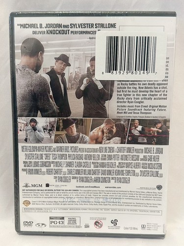 Creed DVD NEW SEALED Michael B. Jordan Sylvester Stallone - Picture 2 of 2