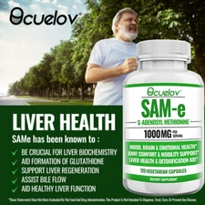 Sam-E Capsule Promote Liver Regeneration Joint Health Mobility 30-120 Capsules