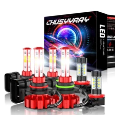 For Nissan Armada 2011-2015 6000K LED Headlight High Low Beam Fog Light Bulbs