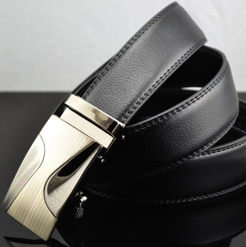 Mens Ratchet Business Belt Leather Adjustable Dress Belts Strap Automatic Buckle - Picture 8 of 35