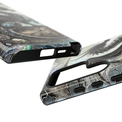 Black Dragon Phone Case for iPhone Samsung Google | Edgy Gothic Design | X06 - 第 216/279 張圖片