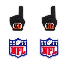 NFL Cincinnati Bengals Football Team For Crocs Shoe Charms Jibbitz - 4 pieces