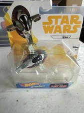 Sealed Star Wars Hot Wheels Bounty Hunter BOBA FETT SLAVE 1 Vehicle