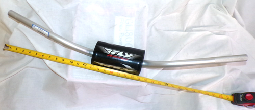 FLY Racing Tapered Aero CR High Classic Silver 1-1/8 Handlebar Pad 18-95301 - Picture 9 of 12