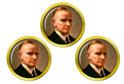 President Calvin Coolidge Golfball Markierer