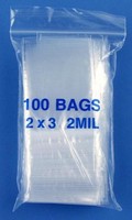 Hts 262b1 2x3 2 Mil Zip Bag Set - 1000 Pc, New, Free Shipping on sale Hts 262b1 2x3 2 Mil Zip Bag Set - 1000 Pc, New, Free Shipping on sale