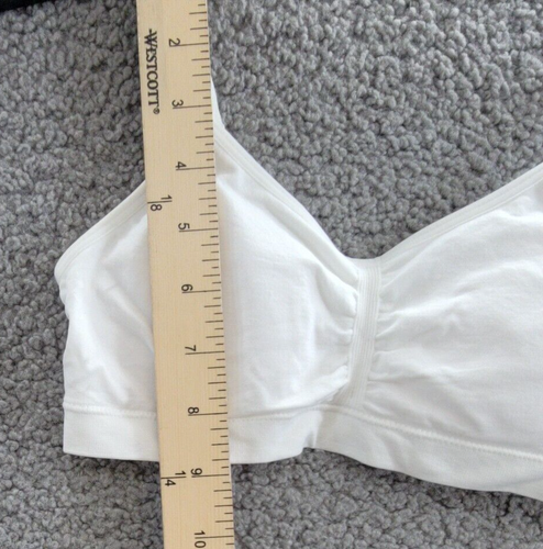 Maidenform 2-Pack Seamless Ruched Bras Little & Big Girls L Nude Buff/White - Picture 5 of 24