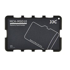 Memory Card Holders fits 10 Micro SD Cards JJC MCH-MSD10GR card case cleaning kt