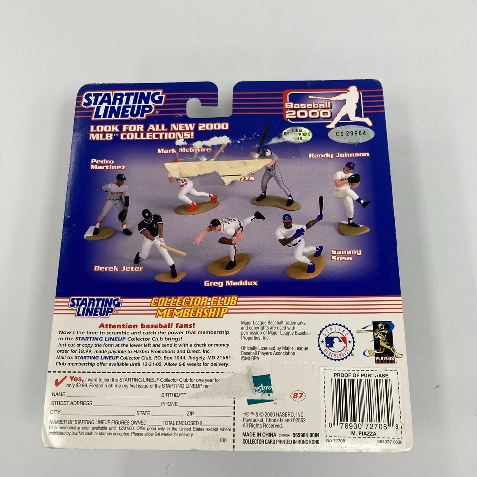 Mike Piazza Signed Autographed Starting Lineup SLU With JSA COA - Image 3 of 4