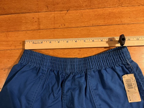 VINTAGE Bloomingdale’s The Next Generation Shorts Youth Large 16-18 Blue 80s - Picture 7 of 8