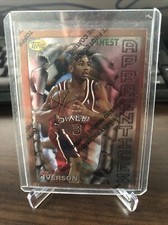 Allen Iverson 1996-97 Topps Finest Apprentices Rookie #69 w/ Coating