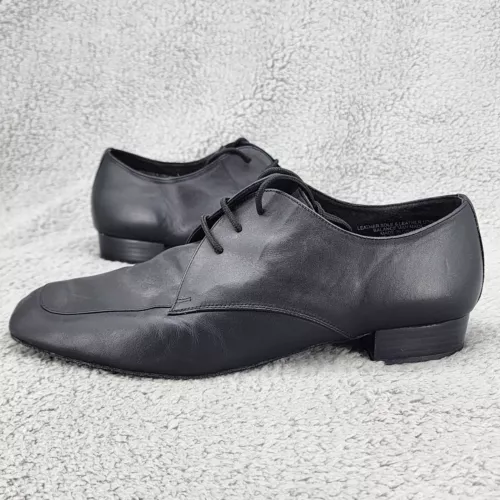 Capezio Men's BR116 Ballroom Dance Shoes Sz 12.5 M Black Leather Oxfords