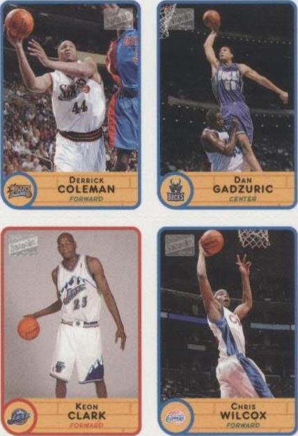 2003-04 Bazooka - Chris Wilcox/Dan Gadzuric/Derrick Coleman/Keon Clark #34 - 1 of 2