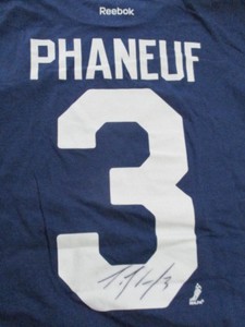 dion phaneuf signed jersey