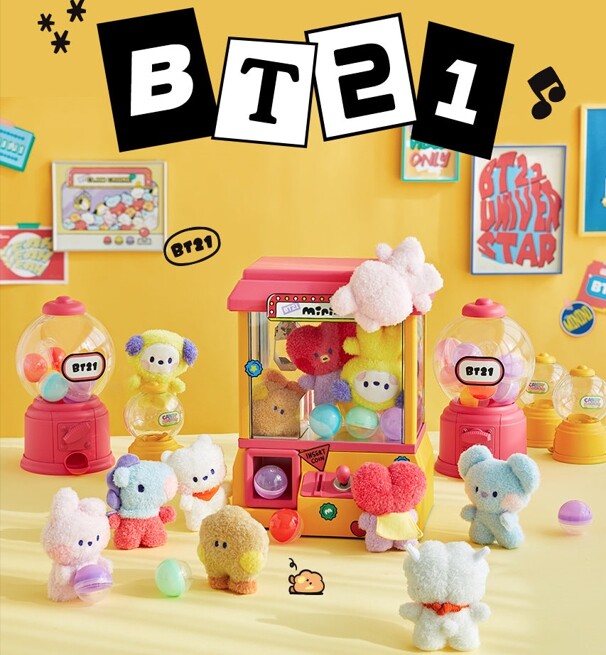 BTS　BT21 mininiスタンディングドール　コンプセット BTS 防弾少年団 BT21 公式グッズ minini STANDING DOLL
