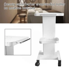Beauty Instrument Cart Salon Spa Rolling Trolley Storage Organizer Holder White