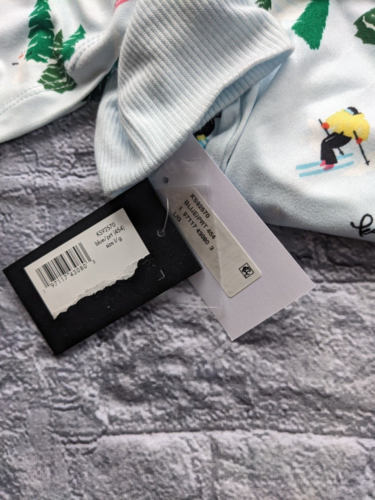 Kate Spade Cozy Brushed Jersey Long Sleeve Henley Joggers Set (Ski Trip) Pajamas - Picture 12 of 12