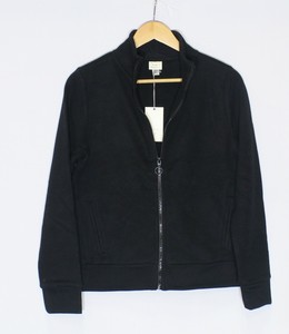 Download Women's Black Mock Neck Knit Zipper Bomber Jacket Cardigan ...
