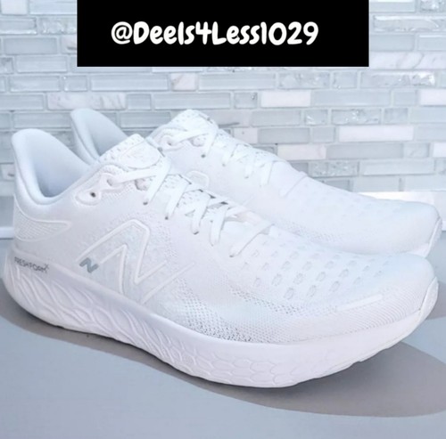 New Balance Fresh Foam X 1080v12 Running Mens Size 15D White Arctic Fox M108012W - Picture 2 of 5