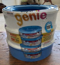Playtex Diaper Genie Refill 3 Pack 720 Count Odor Lock Protection New