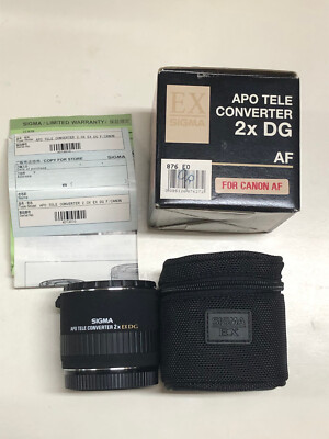 Sigma EX 2x APO Lens For Canon for sale online | eBay