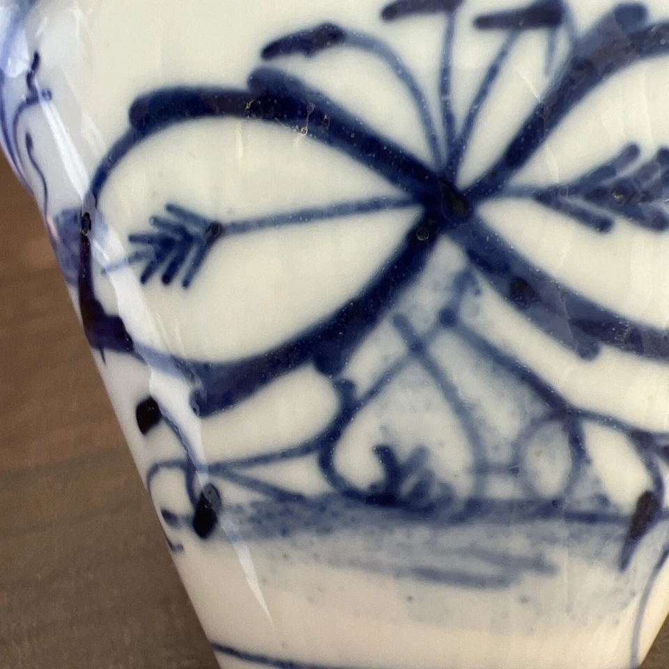 Meissen Funnel Blue Onion Approx 5” Unmarked Nice - Image 3 of 4