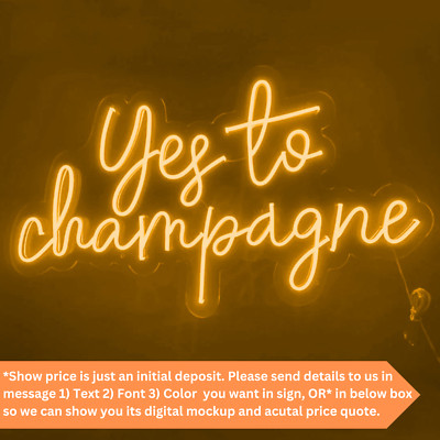Free Design Custom Neon Signs Light Lamp Personalized Customize Wedding Decor