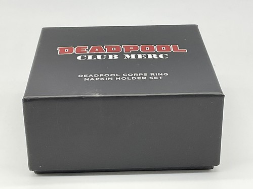 Anillos de servilleta Dead Pool Club Merc de Marvel - Imagen 5 de 5