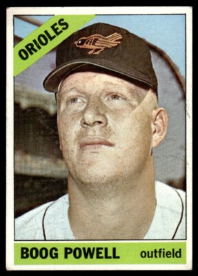 1966 Topps Boog Powell Baltimore Orioles #167