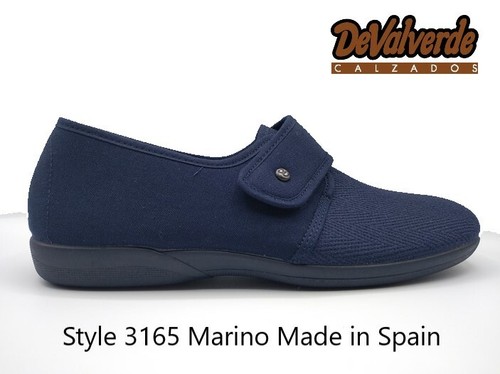 Mens Slipper By DeValverde Style 3165 - Marino - Picture 2 of 6