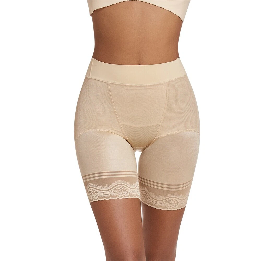 Plus Size White Tummy Shaper Shorts