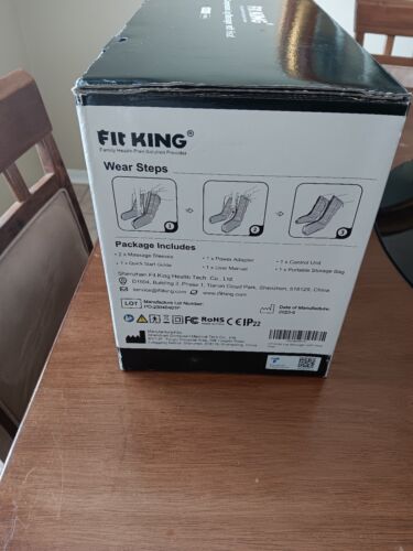 Fit King Leg Air Circulation Massager with Heat FT-081A - Picture 3 of 6
