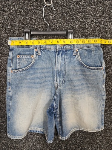 Pantalones Cortos de Jean BDG Urban Outfitters Mujer W27 Denim Tiro Alto Envejecidos Nuevos sin Etiquetas - Imagen 10 de 12