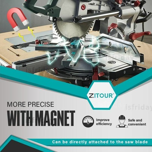 Accurate Mitre Gauges for Saws Goniometer Electronic Angle Ruler Woodwor Zitour® - Picture 5 of 6