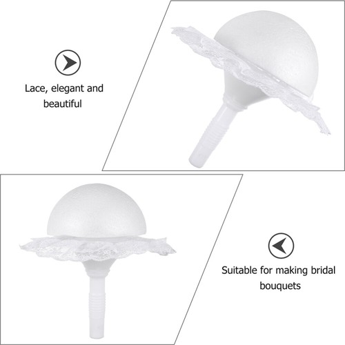 1 Juego Soporte Ramo Arreglo Floral Espumas Boda Mango Floral - Imagen 11 de 12