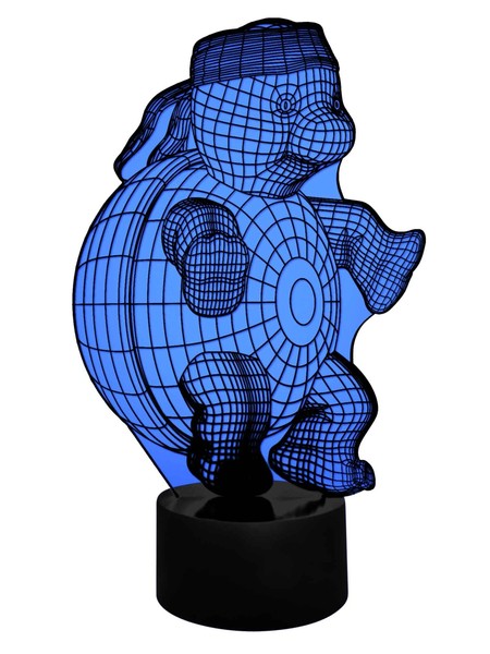 Originelle 3D Led-Lampe Franklin, Niedliche SchildkröTe Kinderzimmer Motivlampe-image
