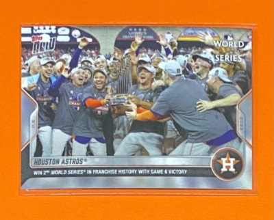 2022 Topps Now Baseball Houston Astros WIN 2ND WORLD SERIES #1160 SP
