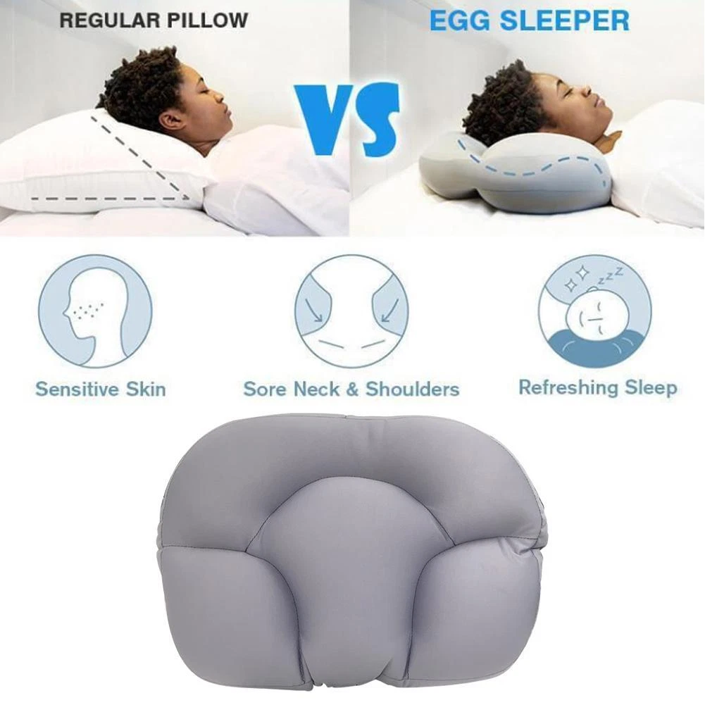 All-Round Sleep Pillow Egg Sleeper Memory Soft Orthopedic Neck