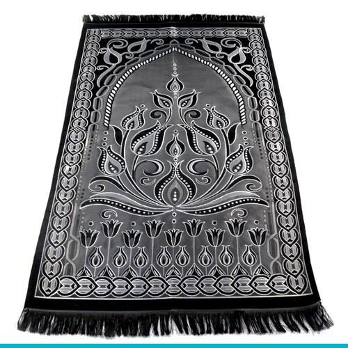 Muslim Prayer Mat Turkish Made Janamaz Musalla Islamic Seccade Salah Namaz Rug - Picture 9 of 17