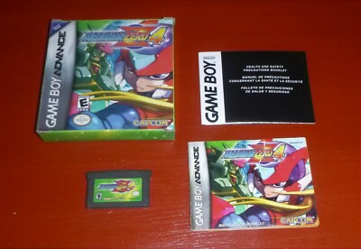 Mega Man Zero 4 (Nintendo Game Boy Advance, 2005 GBA)-Complete 